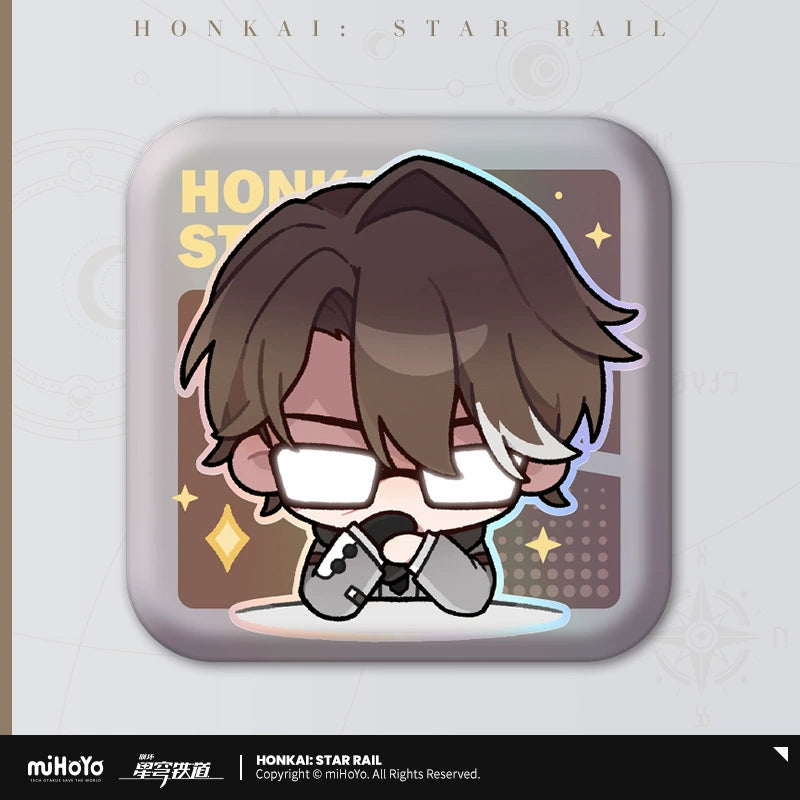 [Pre-Order] Pom-Pom Exhibition Hall Series: Square Badges | Honkai: Star Rail (June 2024)