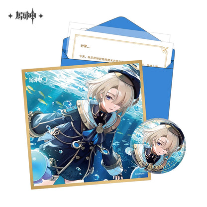 [Official Merchandise] Birthday Series Gift Box Set - Court of Fontaine | Genshin Impact