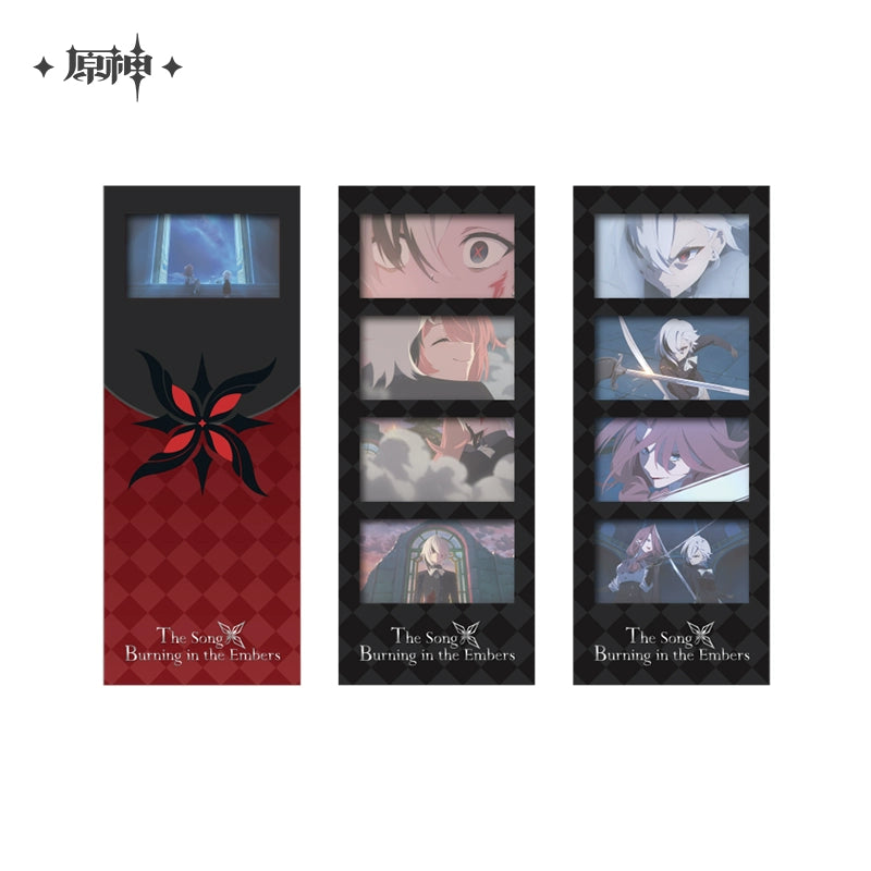 [Pre-Order] The Song Burning in the Embers Series Character Badge / Film Bookmark | Genshin Impact (Nov 2024)