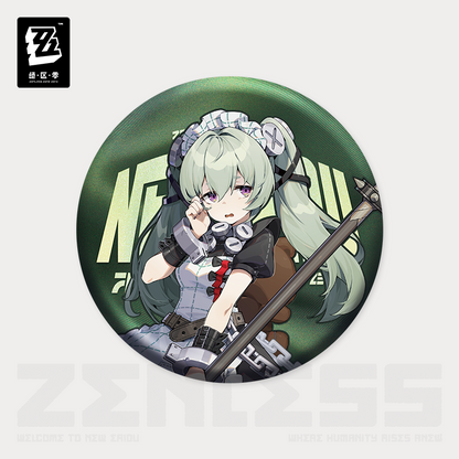 [Pre-Order] Illustration Series Tinplate Badges Victoria Housekeeping | Zenless Zone Zero (Oct 2024)