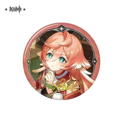 [Pre-Order] Birthday Series Character Badges 2025 Vol.2 | Genshin Impact (May 2026)
