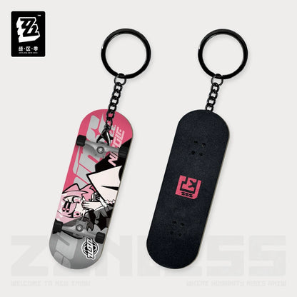 [Pre-Order] Ridu Series Chibi Finger Skateboard Keychain Cunning Hares | Zenless Zone Zero (Nov 2024)