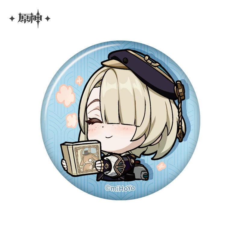 [Official Merchandise] Court of Fontaine Chibi Emoji Series: Badges | Genshin Impact