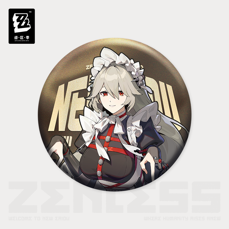 [Pre-Order] Illustration Series Tinplate Badges Victoria Housekeeping | Zenless Zone Zero (Oct 2024)