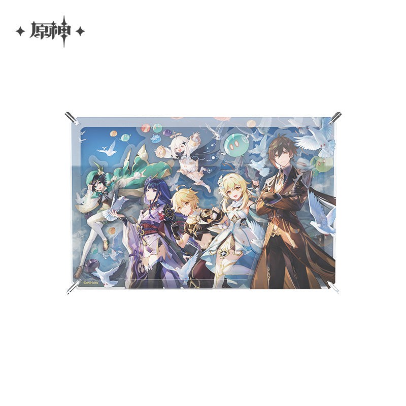 [Official Merchandise] Genshin Impact Theme Series: Interlocking Acrylic Collectible Art