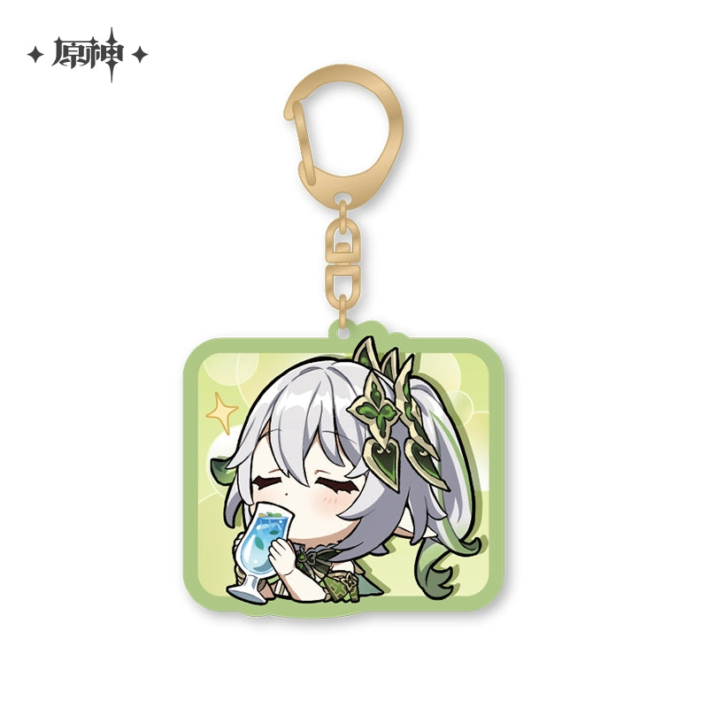 [Official Merchandise] Chibi Emoji Series Acrylic Charm - Sumeru City | Genshin Impact