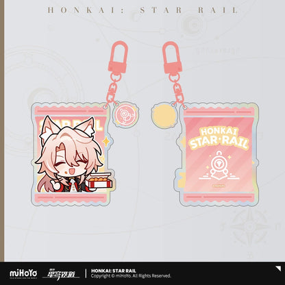 [Official Merchandise] KFC Series Chibi Sticker Pack Acrylic Charm | Honkai: Star Rail