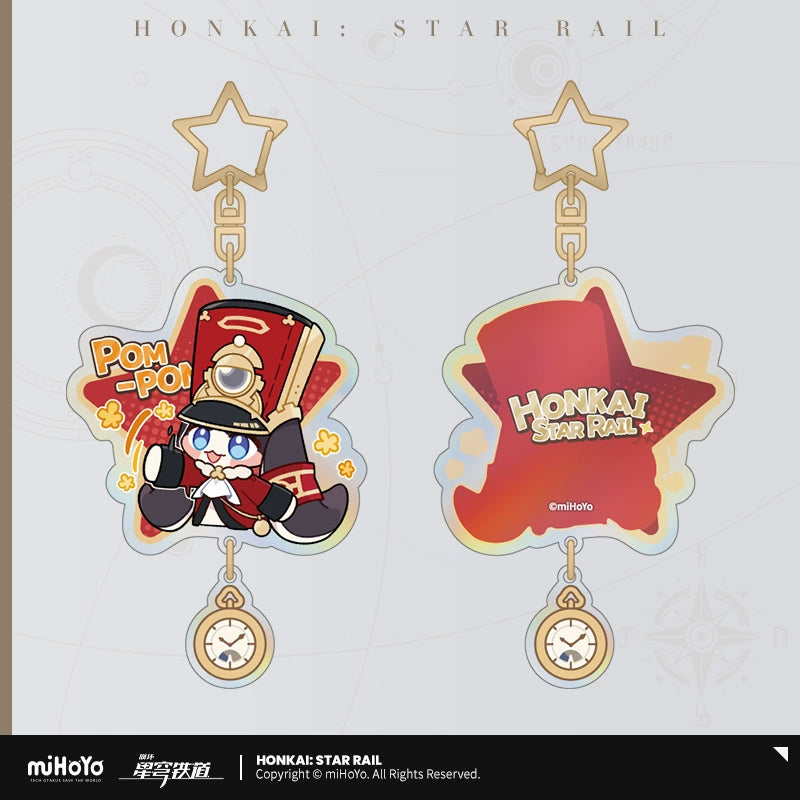 [Official Merchandise] Pom-Pom Exhibition Hall Series: Pom-Pom Acrylic Keychains | Honkai: Star Rail