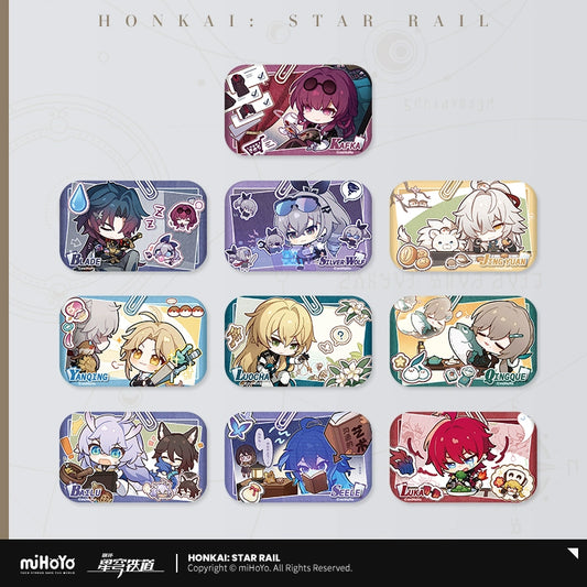 [Pre-Order] Pom-Pom Photo Album Series Tinplate Badge | Honkai: Star Rail (Within 200 Days)
