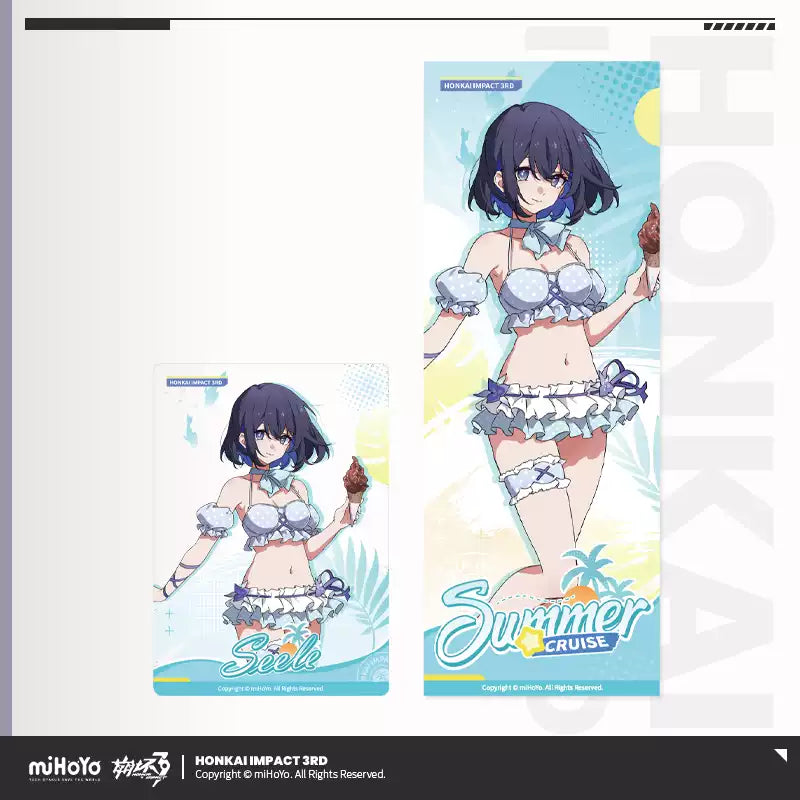[Pre-Order] Summer Cruise Series Vol.6 Holographic Ticket & Transparent Card Set Blind Box | Honkai Impact 3rd (Within 200 Days)