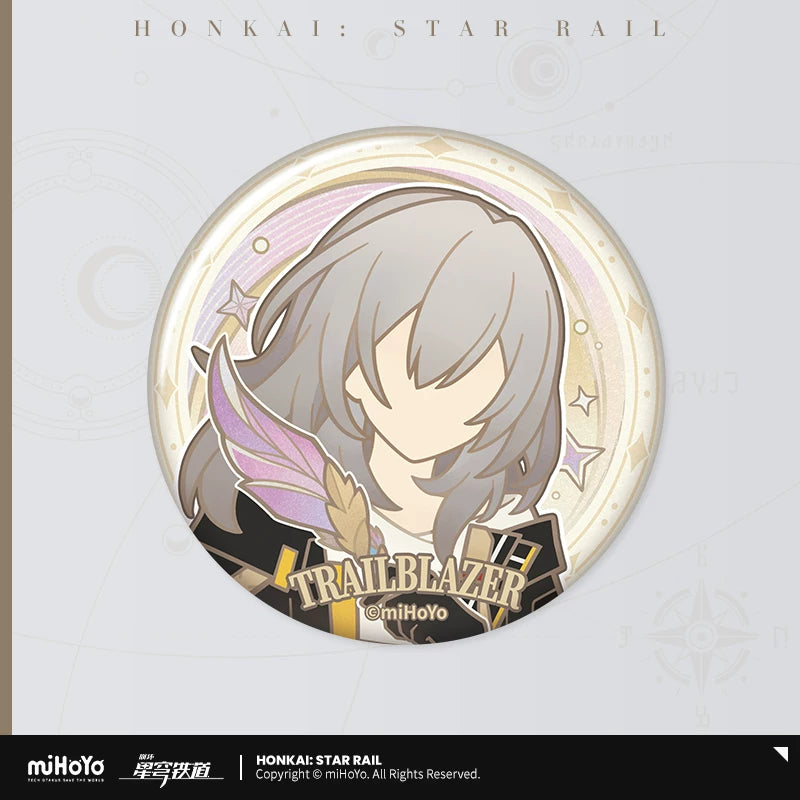 [Pre-Order] Trailblazer Writes Tinplate Badge | Honkai: Star Rail (Within 200 Days)