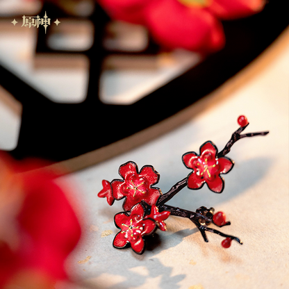 [Official Merchandise] Hu Tao Theme Impression Series: Plum Blossom Brooch | Genshin Impact