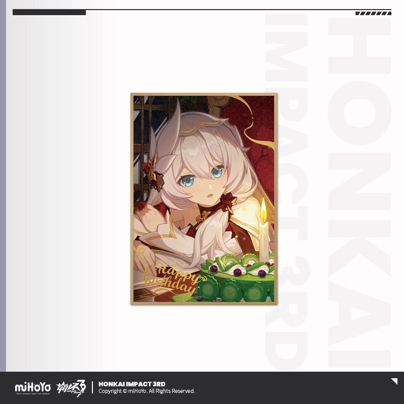 [Official Merchandise] Birthday Celebration Series PET Shikishi | Honkai Impact 3rd