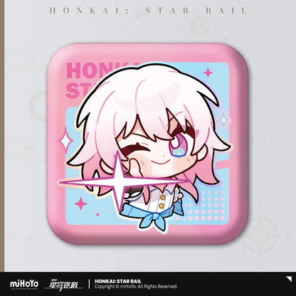 [Pre-Order] Pom-Pom Exhibition Hall Series: Square Badges | Honkai: Star Rail (June 2024)