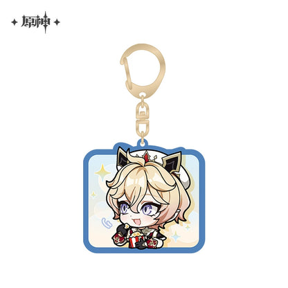 [Official Merchandise] Chibi Emoji Series Acrylic Charm - Mondstadt | Genshin Impact