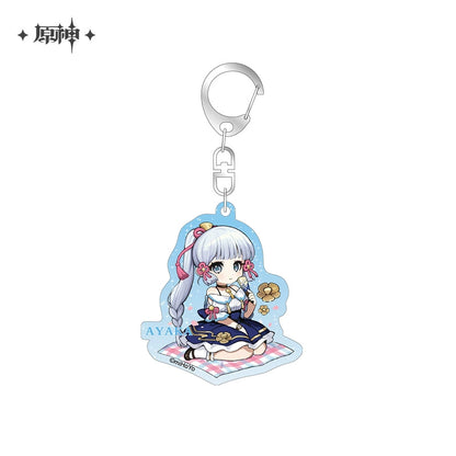 [Official Merchandise] Outing Theme Series: Chibi Character Badges & Keychains | Genshin Impact