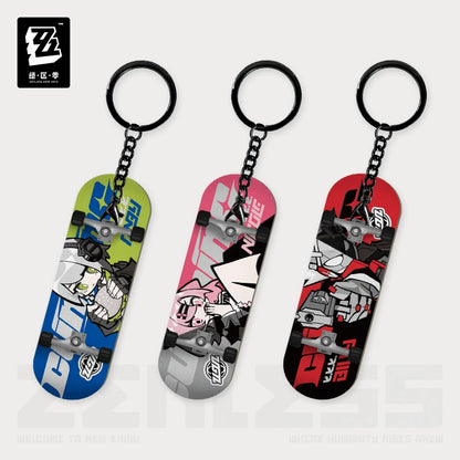 [Pre-Order] Ridu Series Chibi Finger Skateboard Keychain Cunning Hares | Zenless Zone Zero (Nov 2024)