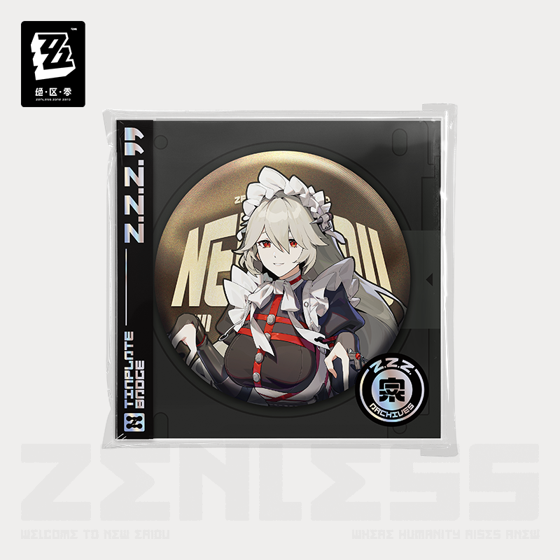 [Pre-Order] Illustration Series Tinplate Badges Victoria Housekeeping | Zenless Zone Zero (Oct 2024)