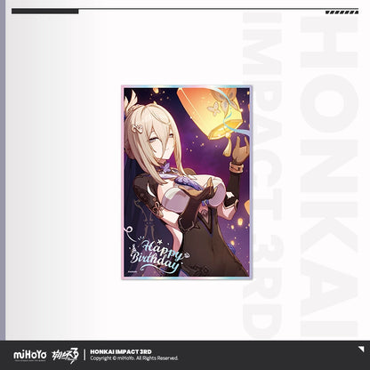 [Official Merchandise] Birthday Celebration Series PET Shikishi | Honkai Impact 3rd