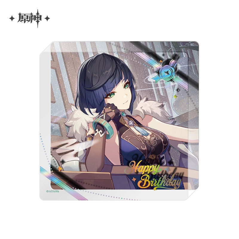 [Pre-Order] Birthday Series Character Thick Acrylic Coasters 2025 | Genshin Impact (Nov 2025)