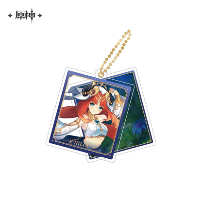 [Official Merchandise] Genshin Impact Theme Series Character Double-Sided Acrylic Keychains