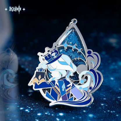 [Pre-Order] Furina • Spotlight on Stage Liquid Glitter Metal Charm | Genshin Impact (May 2025)