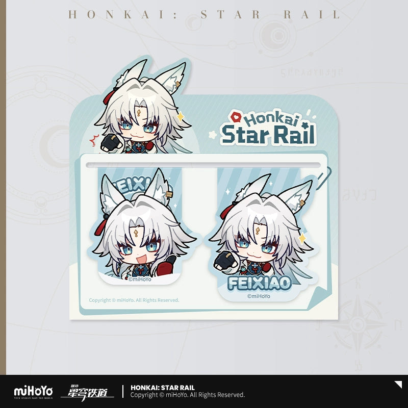 [Pre-Order] Pom-Pom Exhibition Hall Series Soft Magnetic Bookmark Set | Honkai: Star Rail (Within 200 Days)