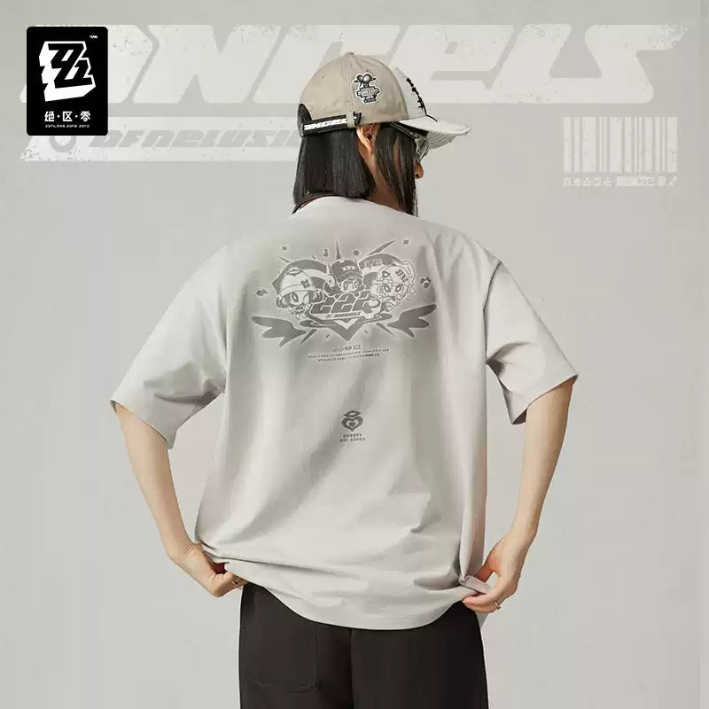 [Pre-Order] Sān-Z STUDIO Angels of Delusion Contrast Print Short Sleeve T-Shirt | Zenless Zone Zero (Sep 2026)