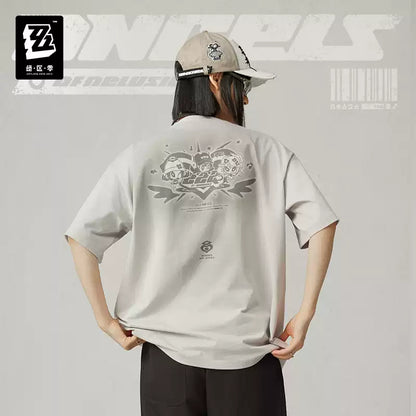 [Pre-Order] Sān-Z STUDIO Angels of Delusion Contrast Print Short Sleeve T-Shirt | Zenless Zone Zero (Sep 2026)