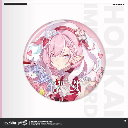 [Pre-Order] Love Squared Series Tinplate Badge | Honkai Impact 3rd (Within 200 Days)