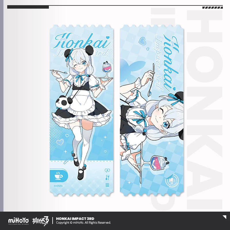 [Pre-Order] Fluffy Cafe Series Holographic Ticket | Honkai Impact 3rd (Within 200 Days)