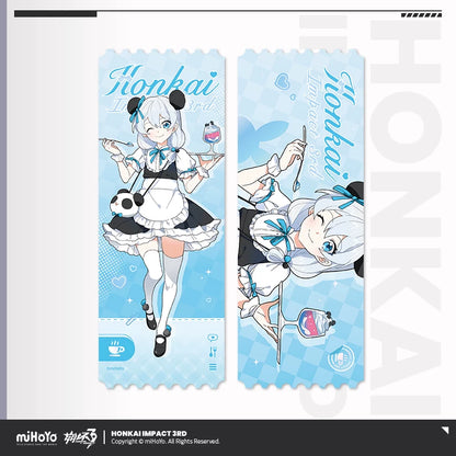 [Pre-Order] Fluffy Cafe Series Holographic Ticket | Honkai Impact 3rd (Within 200 Days)