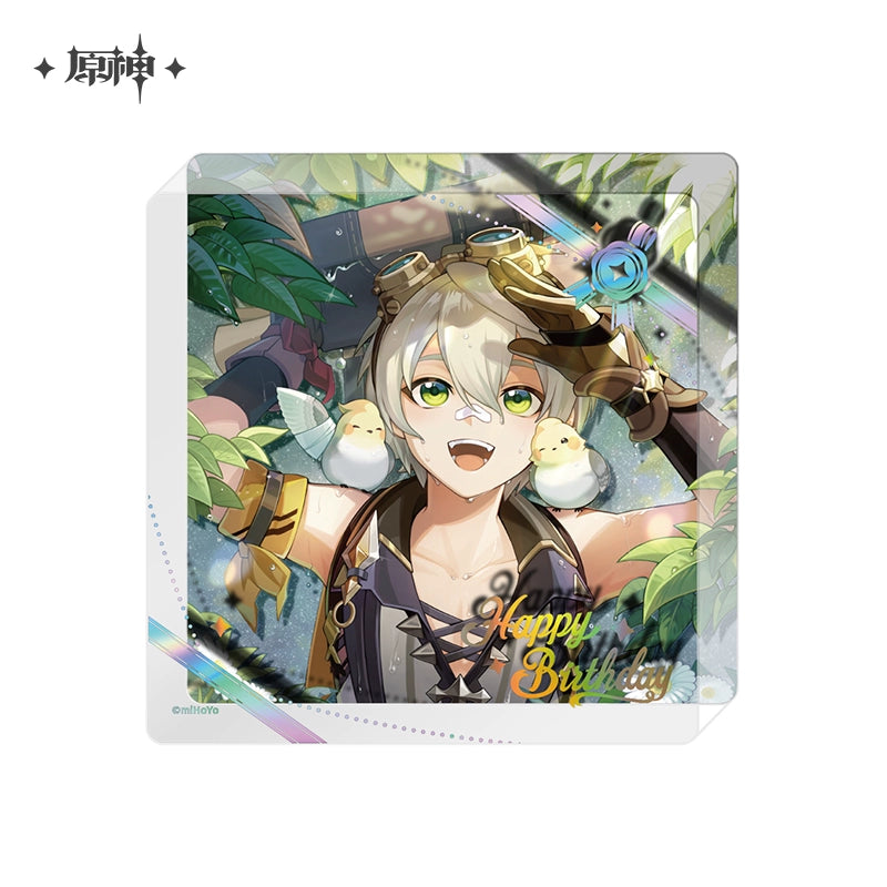 [Pre-Order] Birthday Series Character Thick Acrylic Coasters 2025 | Genshin Impact (Nov 2025)