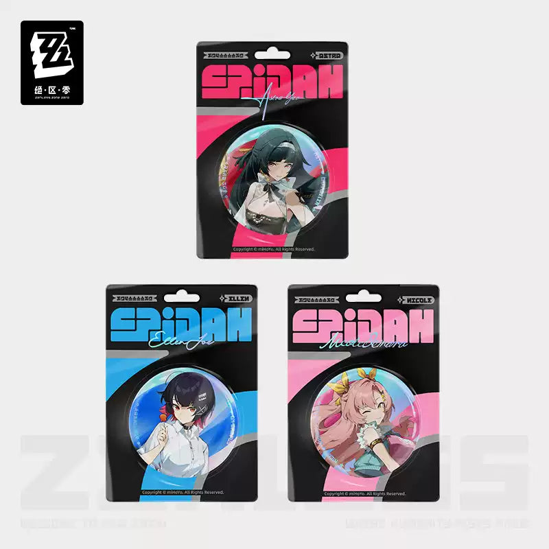 [Official Merchandise] Eridu Fashion Series Tinplate Badge | Zenless Zone Zero