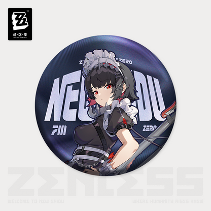 [Pre-Order] Illustration Series Tinplate Badges Victoria Housekeeping | Zenless Zone Zero (Oct 2024)