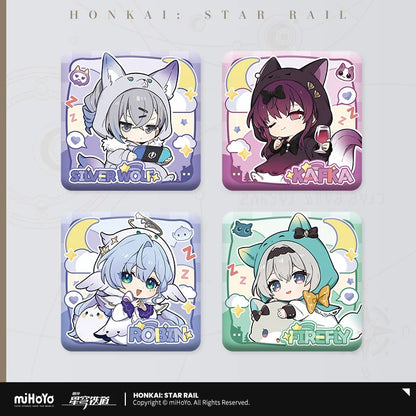 [Pre-Order] Girls’ Dormitory Series Chibi Square Badge | Honkai: Star Rail (Within 200 Days)