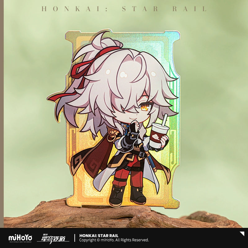 [Pre-Order] Express Travel Notes Series Chibi Holographic Collectible Ticket | Honkai: Star Rail (Within 200 Days)