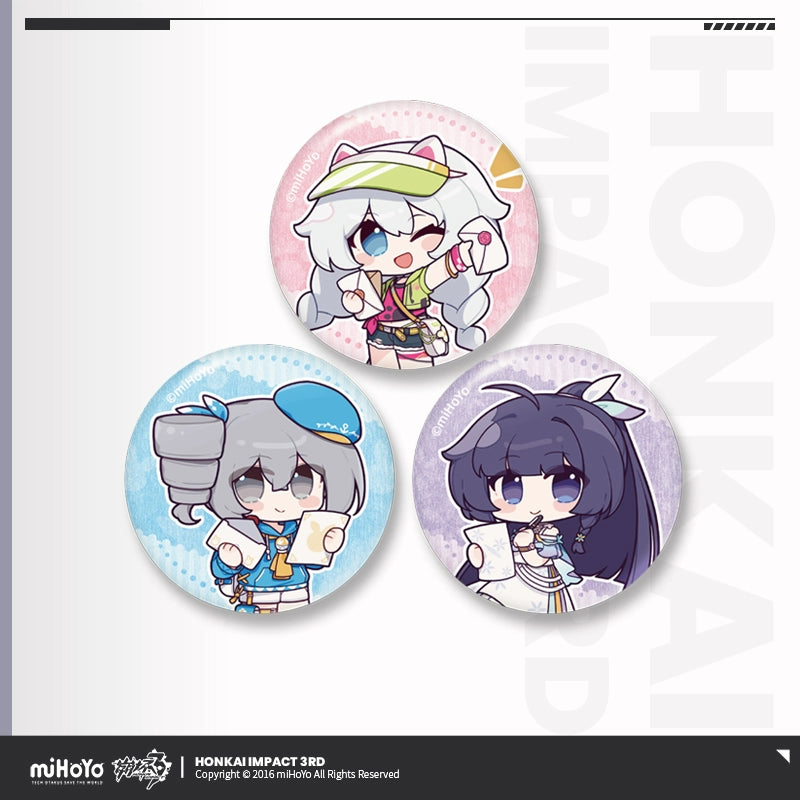 [Official Merchandise] Bridge of Letters Series: Mini Badge Set | Honkai Impact 3rd