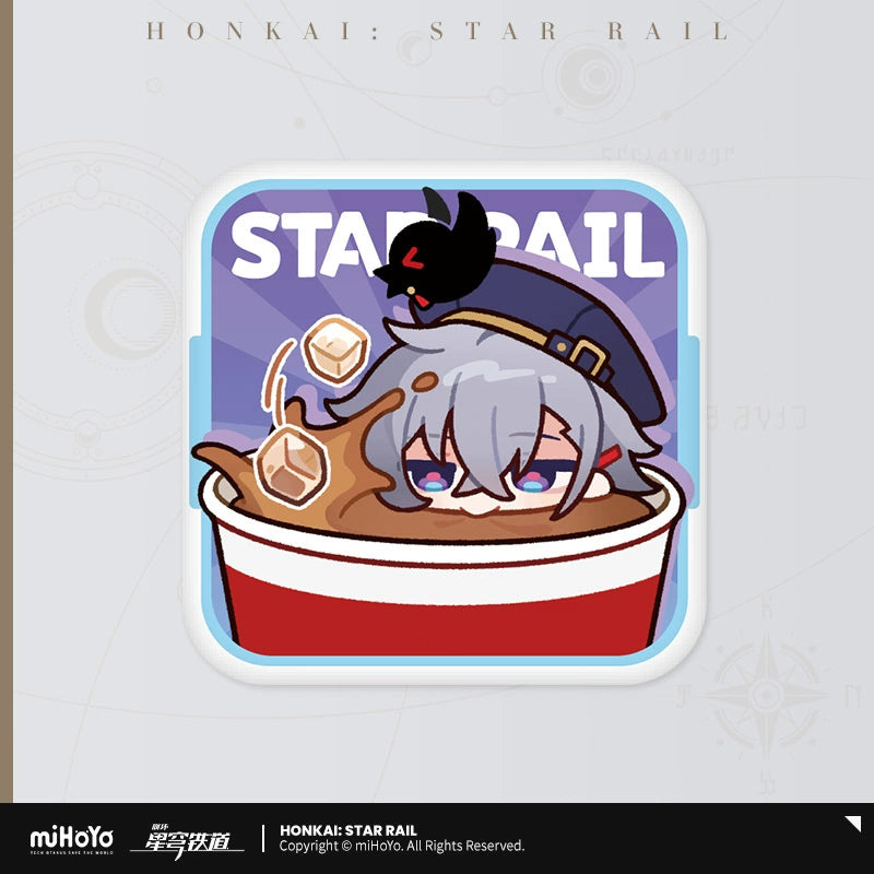 [Official Merchandise] KFC Series Chibi Sticker Pack Tinplate Badge | Honkai: Star Rail