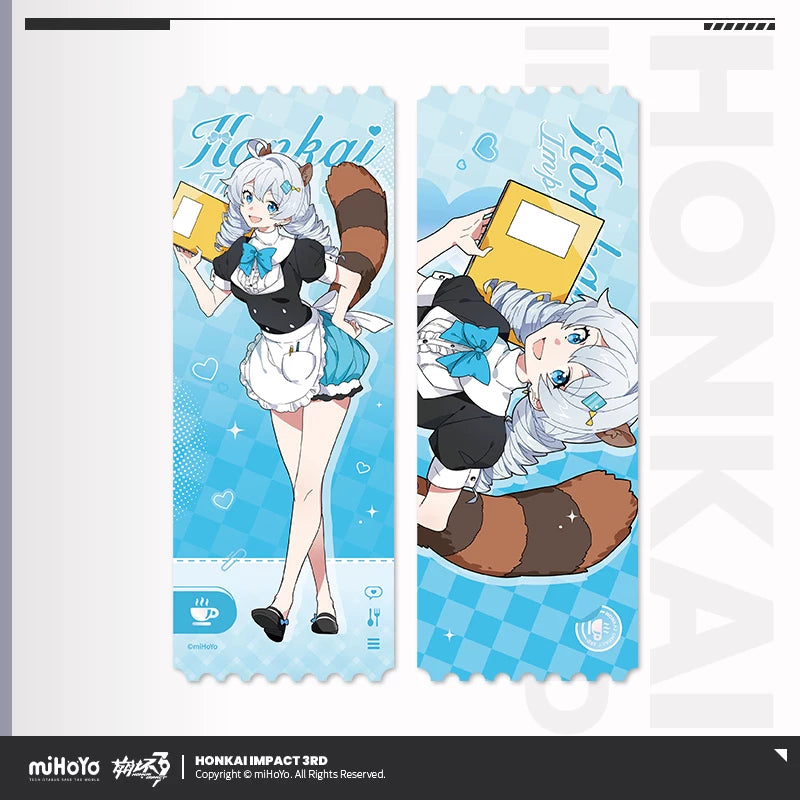 [Pre-Order] Fluffy Cafe Series Holographic Ticket | Honkai Impact 3rd (Within 200 Days)