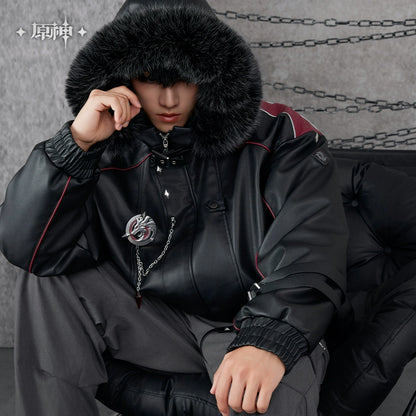 [Pre-Order] Wriothesley Theme Impression Series Padded PU Hooded Jacket | Genshin Impact (March 2025)