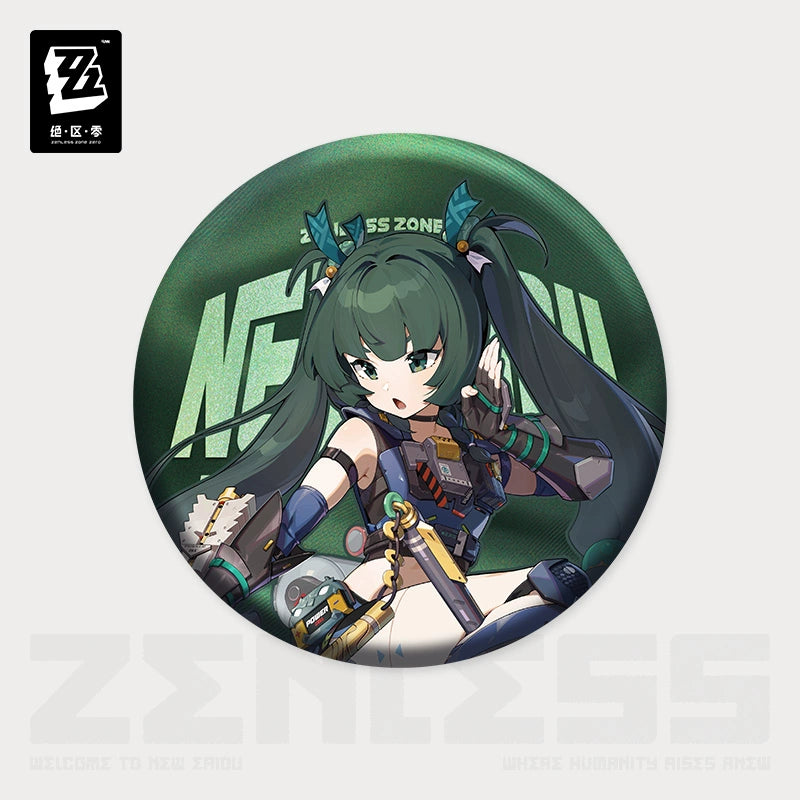 [Pre-Order] Illustration Series Tinplate Badges Criminal Investigation Team | Zenless Zone Zero (Dec 2024)