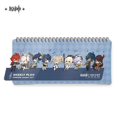 [Official Merchandise] Genshin Concert 2021 Symphony Into A Dream: Weekly Planner