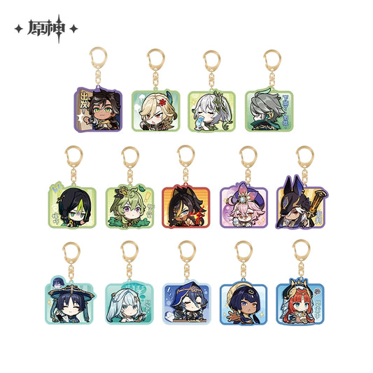 [Official Merchandise] Chibi Emoji Series Acrylic Charm - Sumeru City | Genshin Impact