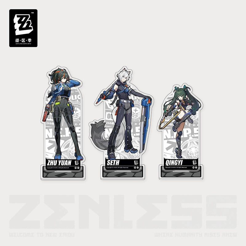 [Pre-Order] Illustration Series Acrylic Standees Criminal Investigation Team | Zenless Zone Zero (Dec 2024)