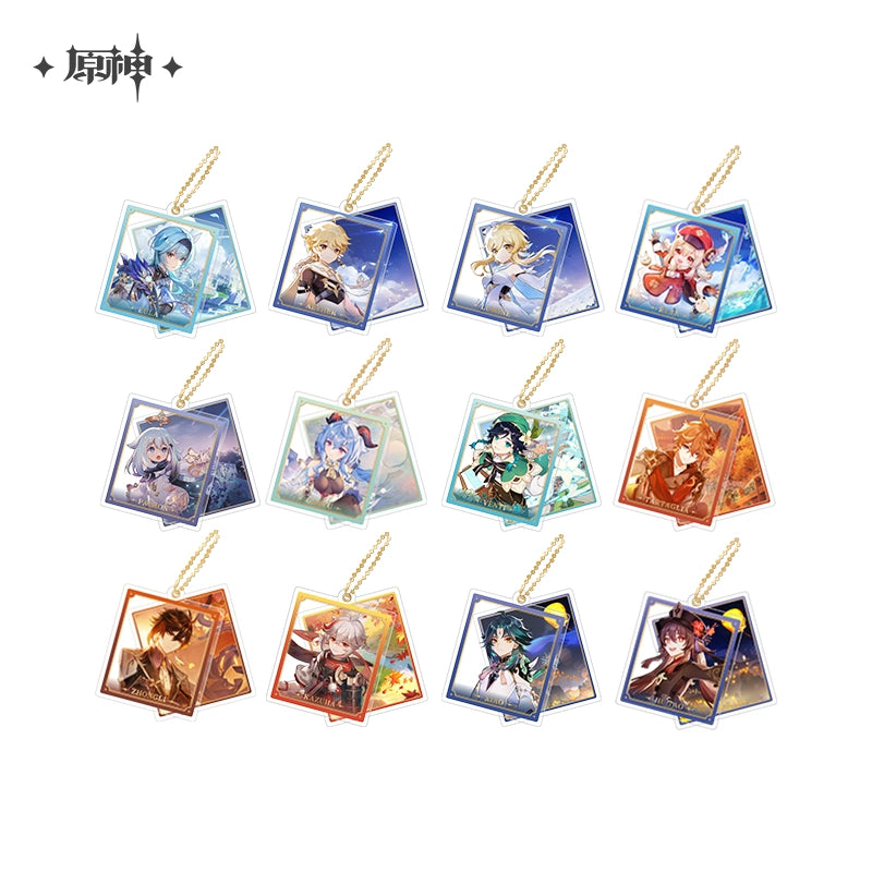 [Official Merchandise] Genshin Impact Theme Series Character Double-Sided Acrylic Keychains