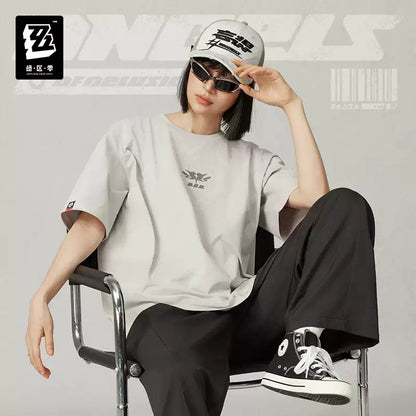 [Pre-Order] Sān-Z STUDIO Angels of Delusion Contrast Print Short Sleeve T-Shirt | Zenless Zone Zero (Sep 2026)