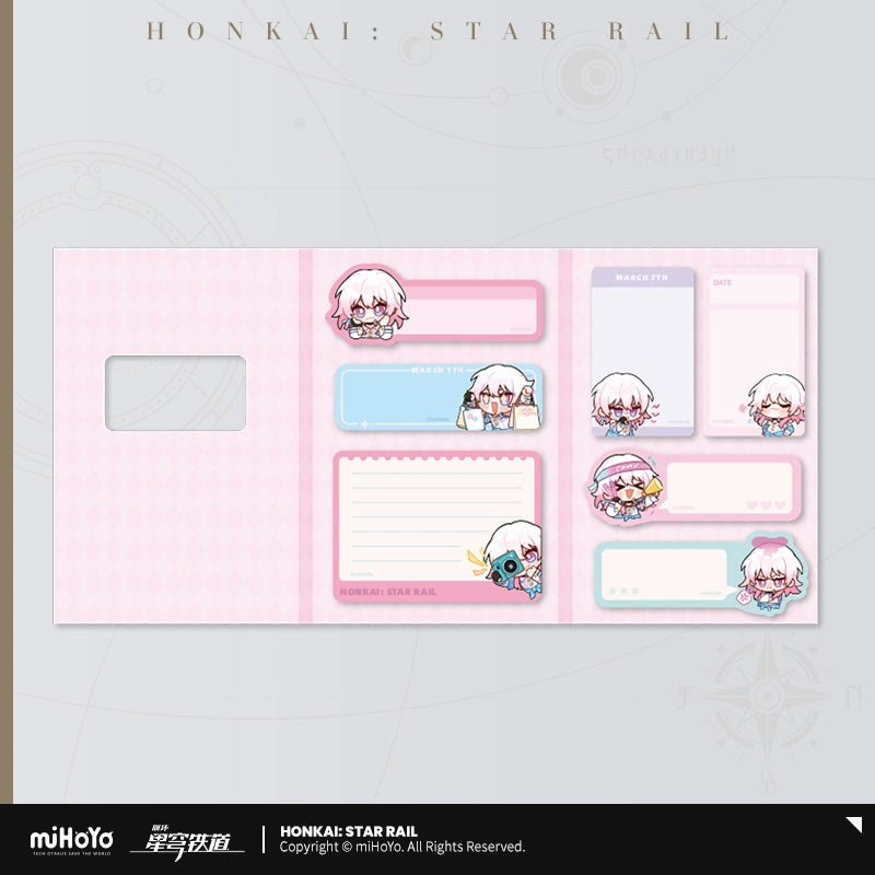 [Official Merchandise] Pom-Pom Exhibition Hall Serie: Sticky Note Set | Honkai: Star Rail
