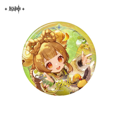 [Pre-Order] Birthday Series Character Badges 2025 | Genshin Impact (Nov 2025)