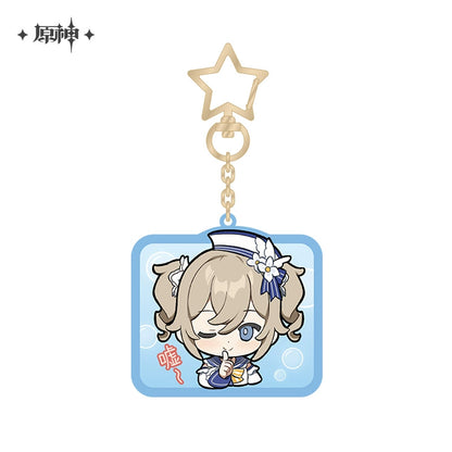 [Official Merchandise] Chibi Emoji Series Acrylic Charm - Mondstadt | Genshin Impact